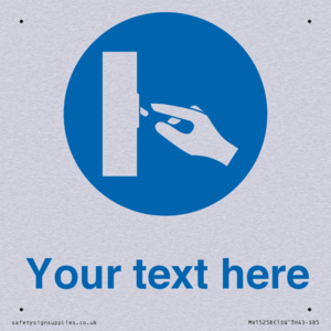 MV15258: Custom Use Switch Sign