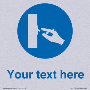 MV15258: Custom Use Switch Sign