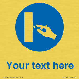 MV15258: Custom Use Switch Sign