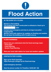 MV15366: Flood Action Notice - Remain in building