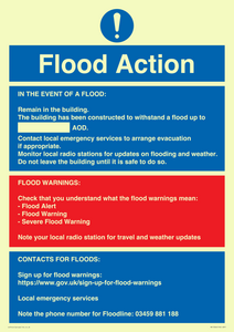 MV15366: Flood Action Notice - Remain in building