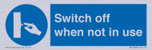 MV15368: Switch off when not in use