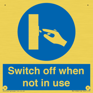 MV15368: Switch off when not in use