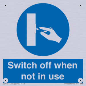MV15368: Switch off when not in use