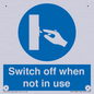 MV15368: Switch off when not in use