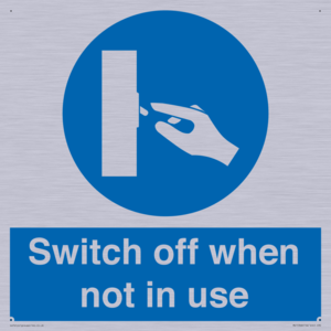 MV15368: Switch off when not in use