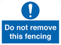 MV16674: Do not remove this fencing
