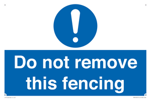 MV16674: Do not remove this fencing