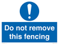 MV16674: Do not remove this fencing