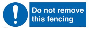 MV16674: Do not remove this fencing