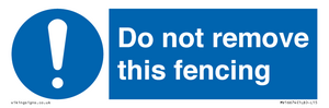 MV16674: Do not remove this fencing