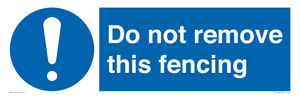 MV16674: Do not remove this fencing
