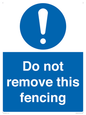 MV16674: Do not remove this fencing