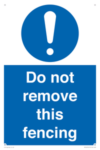 MV16674: Do not remove this fencing