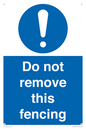 MV16674: Do not remove this fencing