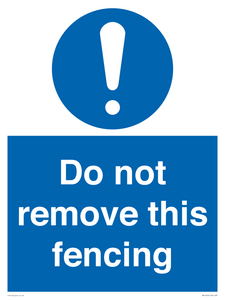 MV16674: Do not remove this fencing