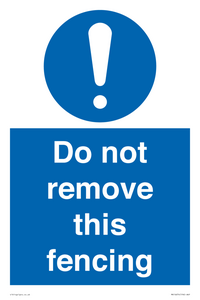 MV16674: Do not remove this fencing