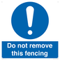 MV16674: Do not remove this fencing