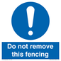MV16674: Do not remove this fencing
