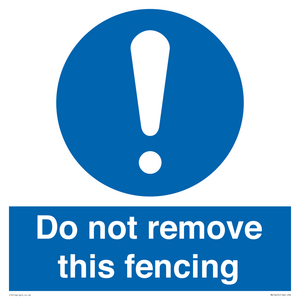 MV16674: Do not remove this fencing
