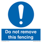 MV16674: Do not remove this fencing