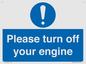 MV16901: Please turn off your engine