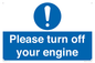 MV16901: Please turn off your engine