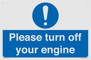 MV16901: Please turn off your engine