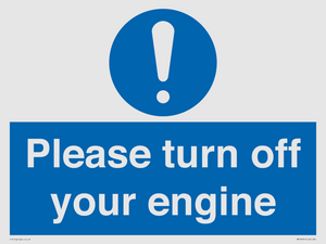 MV16901: Please turn off your engine