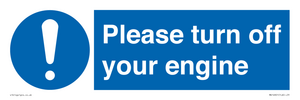 MV16901: Please turn off your engine