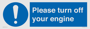 MV16901: Please turn off your engine