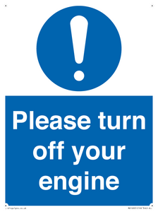 MV16901: Please turn off your engine