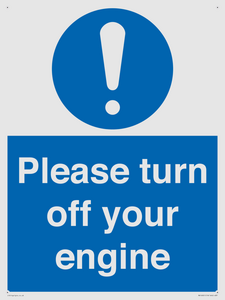 MV16901: Please turn off your engine