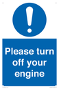 MV16901: Please turn off your engine