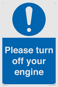 MV16901: Please turn off your engine