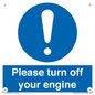 MV16901: Please turn off your engine
