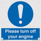 MV16901: Please turn off your engine