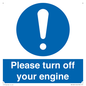 MV16901: Please turn off your engine