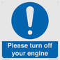 MV16901: Please turn off your engine