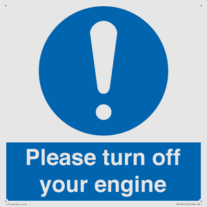 MV16901: Please turn off your engine