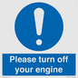 MV16901: Please turn off your engine