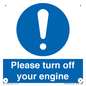 MV16901: Please turn off your engine