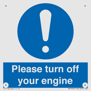 MV16901: Please turn off your engine