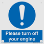 MV16901: Please turn off your engine