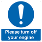 MV16901: Please turn off your engine