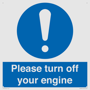 MV16901: Please turn off your engine