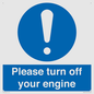 MV16901: Please turn off your engine