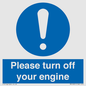 MV16901: Please turn off your engine
