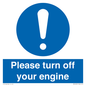 MV16901: Please turn off your engine