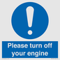 MV16901: Please turn off your engine